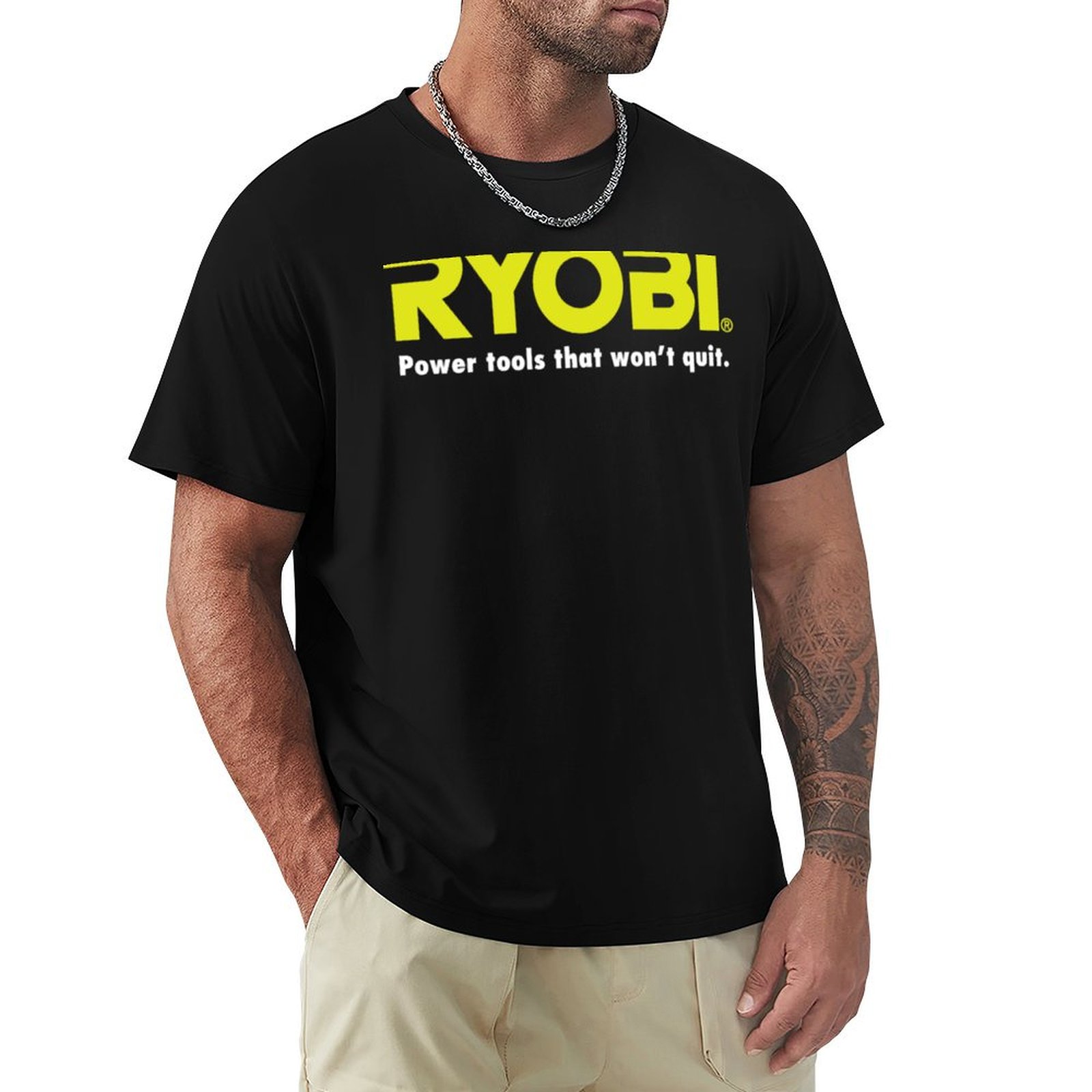 Power Tools Top Brands - POWER TOOLS RYOBI LOGO T-Shirt t