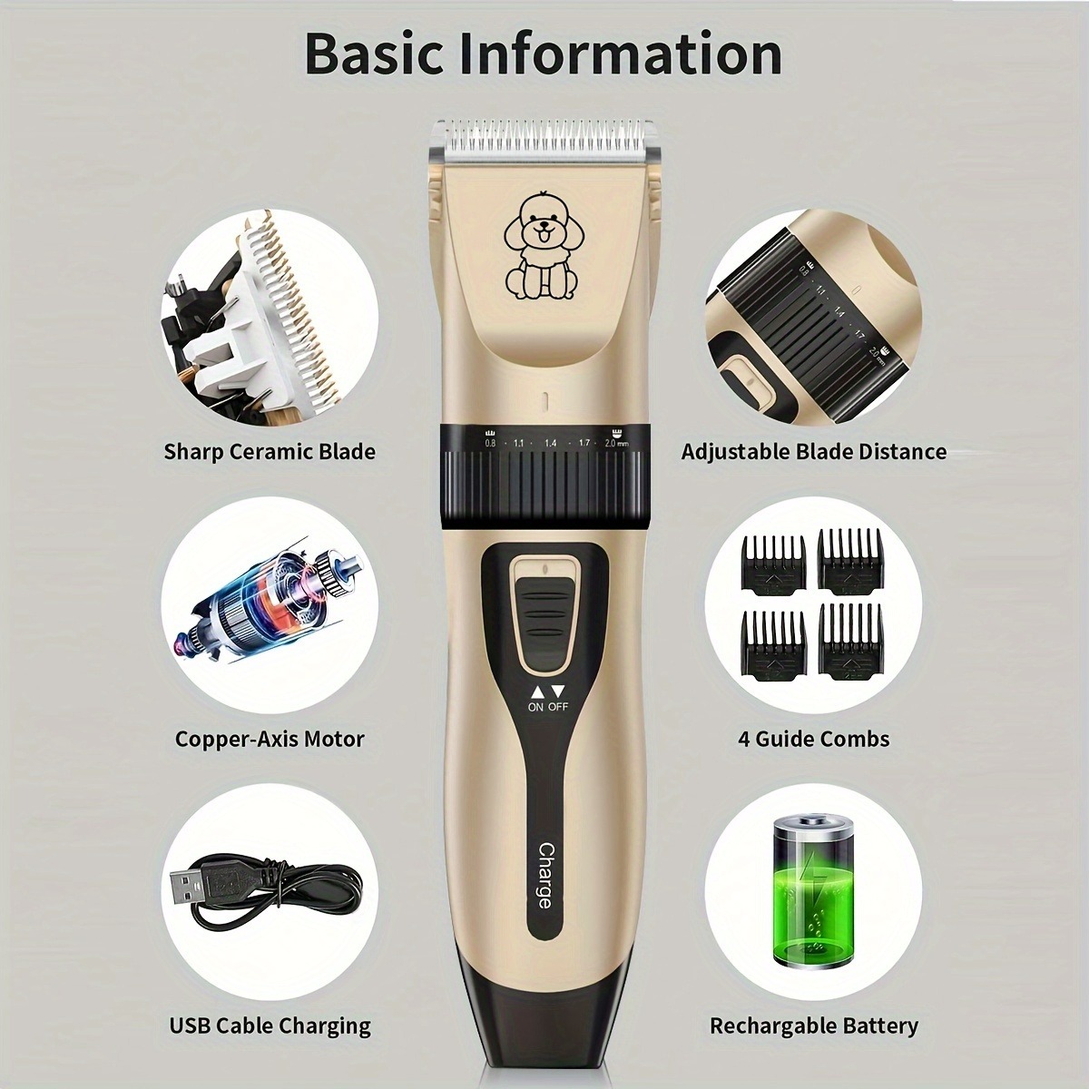 USB Rechargeable Electric Pet  - đánh giá và giá Power Tools Cat