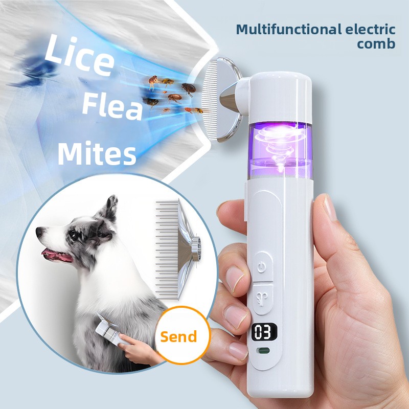 2 in 1 Electric Pet Flea Comb  - đánh giá và giá Power Tools Cat