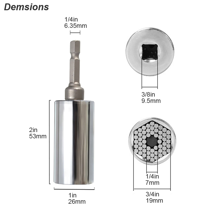 Universal Socket Wrench Head S - đánh giá và giá Power Tools For Sale