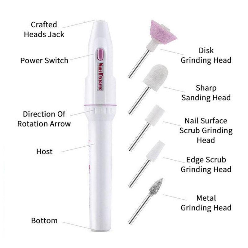 Portable Nail Polisher Mini El - đánh giá và giá Combo Power Tools