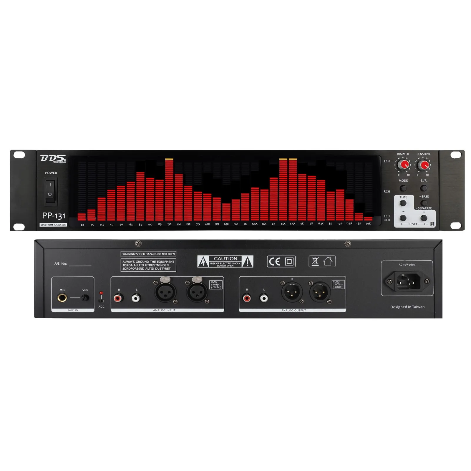 BDS PP-131 Red Audio Spectrum  - đánh giá và giá Power Tools Display Rack