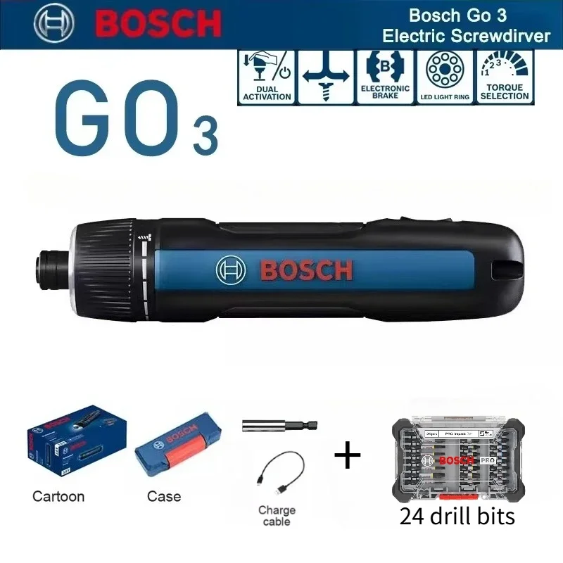 Bosch GO 3 Electric Screwdrive - đánh giá và giá Power Tools Set
