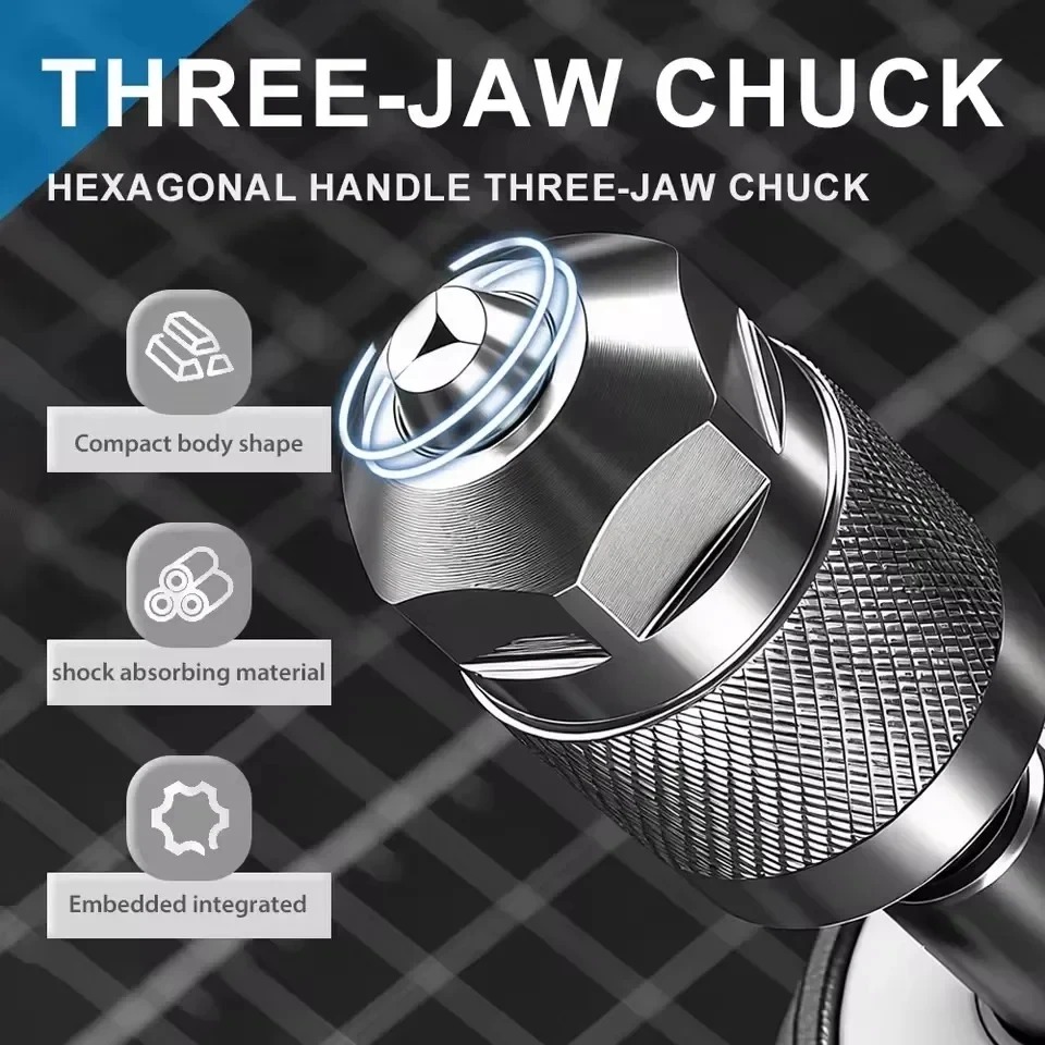 3-Jaw Keyless Drill Chuck Adap - đánh giá và giá Power Tools Brand