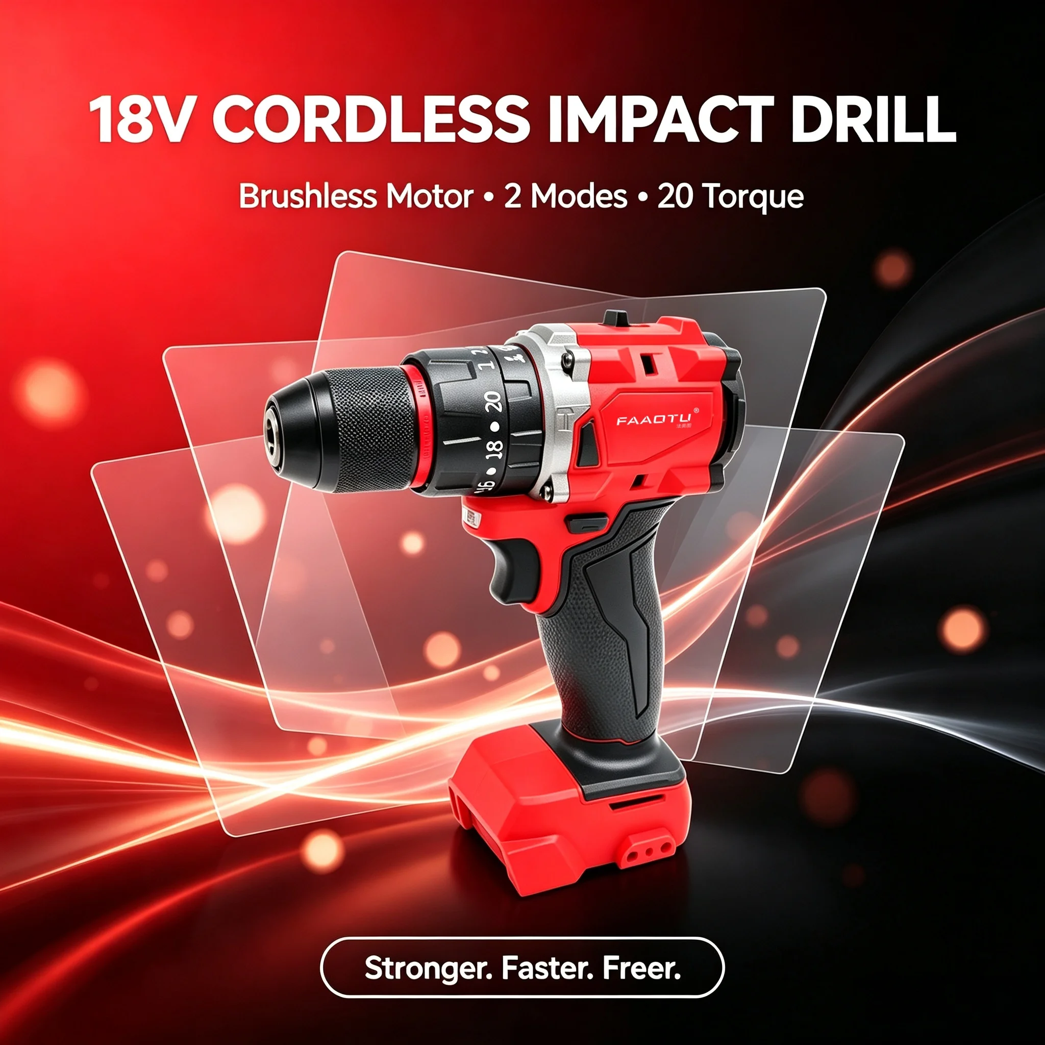 FAAOTU 18V Brushless Cordless  - đánh giá và giá Power Tools Set